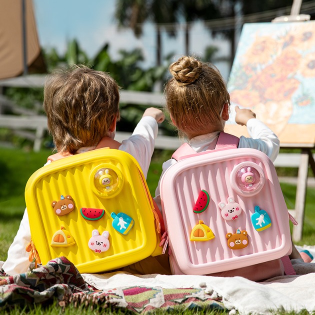 랜도르앤하와 키즈 트래블 백팩 어린이 여행 가방 유아 배낭 유치원 가방