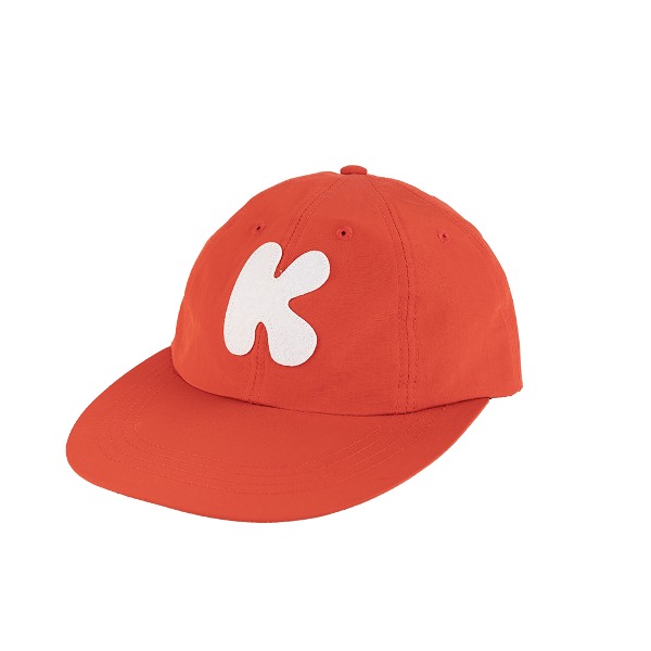키트래블 K logo Nylon 8-Panel Cap (Red)
