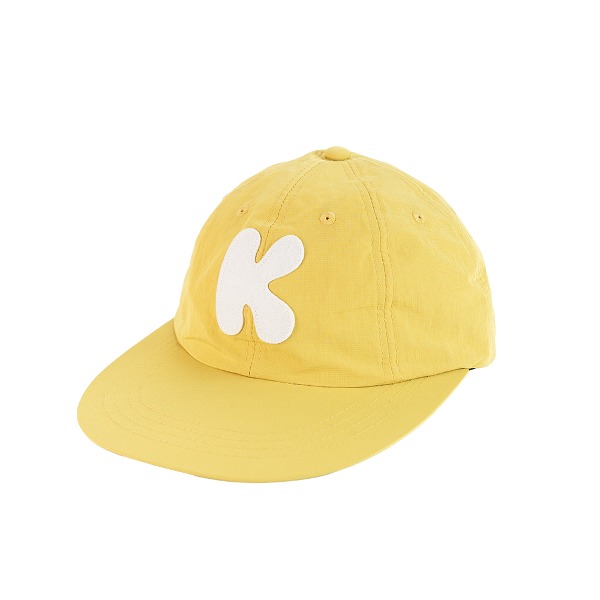 키트래블 K logo Nylon 8-Panel Cap (Yellow)